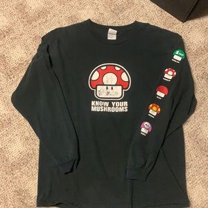 Men’s Super Mario Bros. Mushroom longsleeve XL